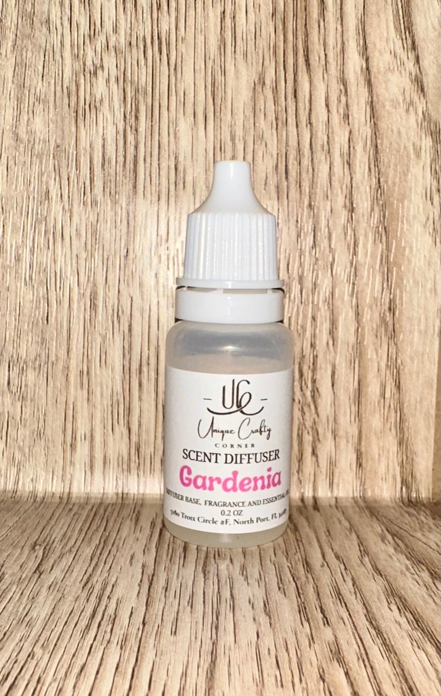 Gardenia Hanging Diffuser Refill with Essential or Fragrance oil. Natural. Long Lasting air freshener.