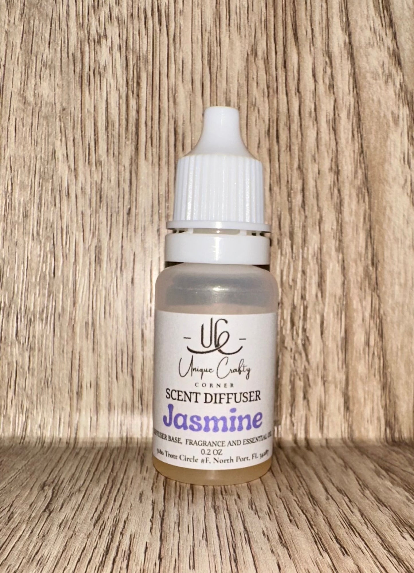 Jasmine Diffuser Refill with Essential or Fragrance oil. Natural. Long Lasting air freshener.