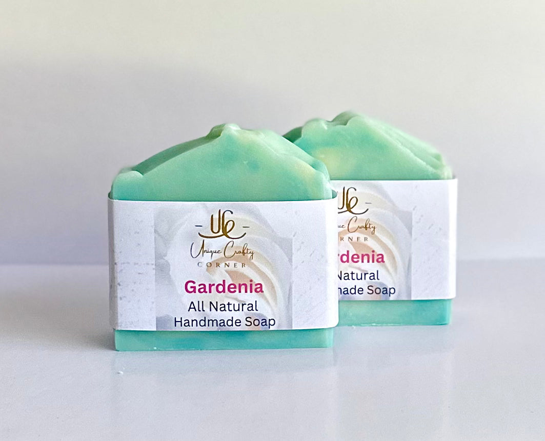 Gardenia Soap Bar All Natural Artisan Handmade Handcrafted Soap.