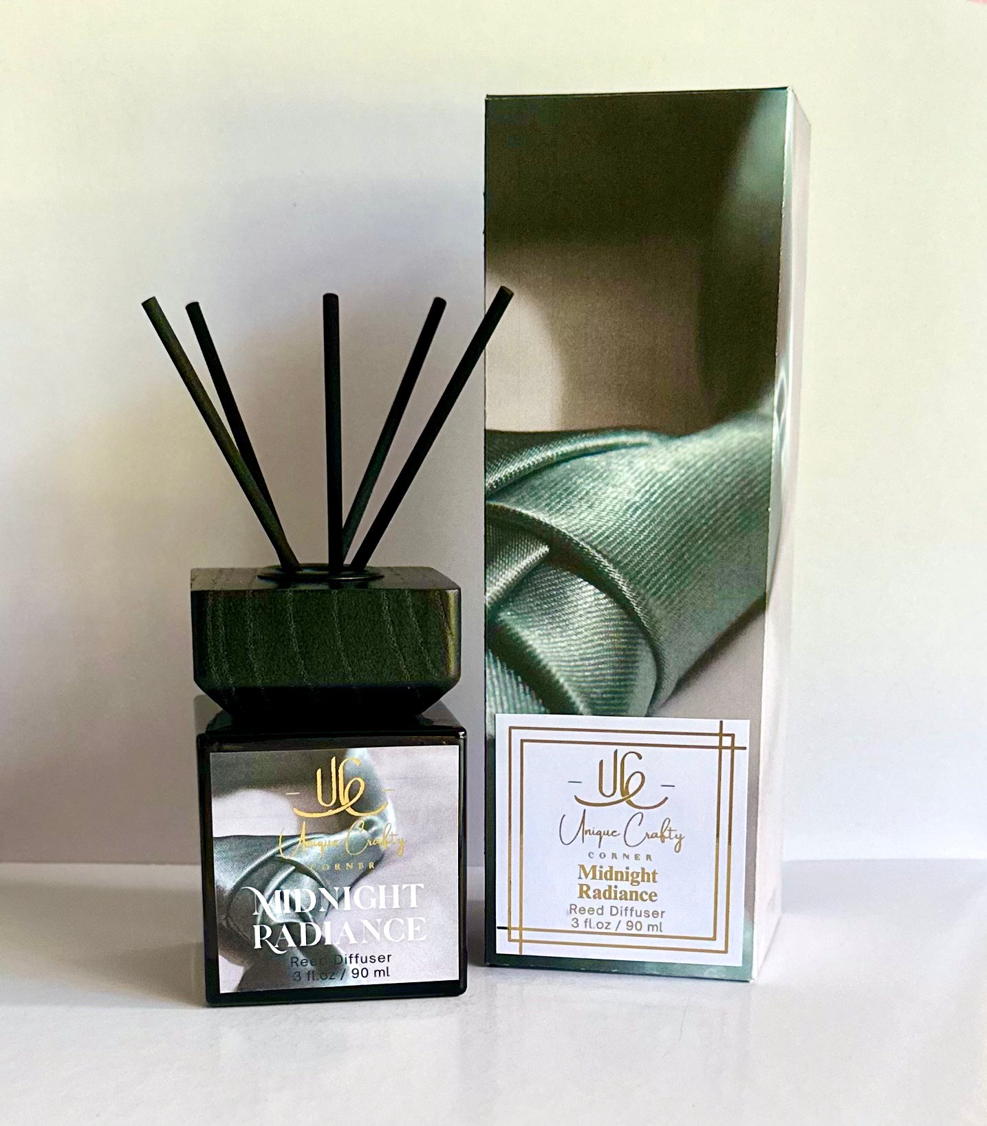 Midnight Radiance Room Diffuser with Essential or Fragrance oil. All Natural. Long Lasting air freshener.