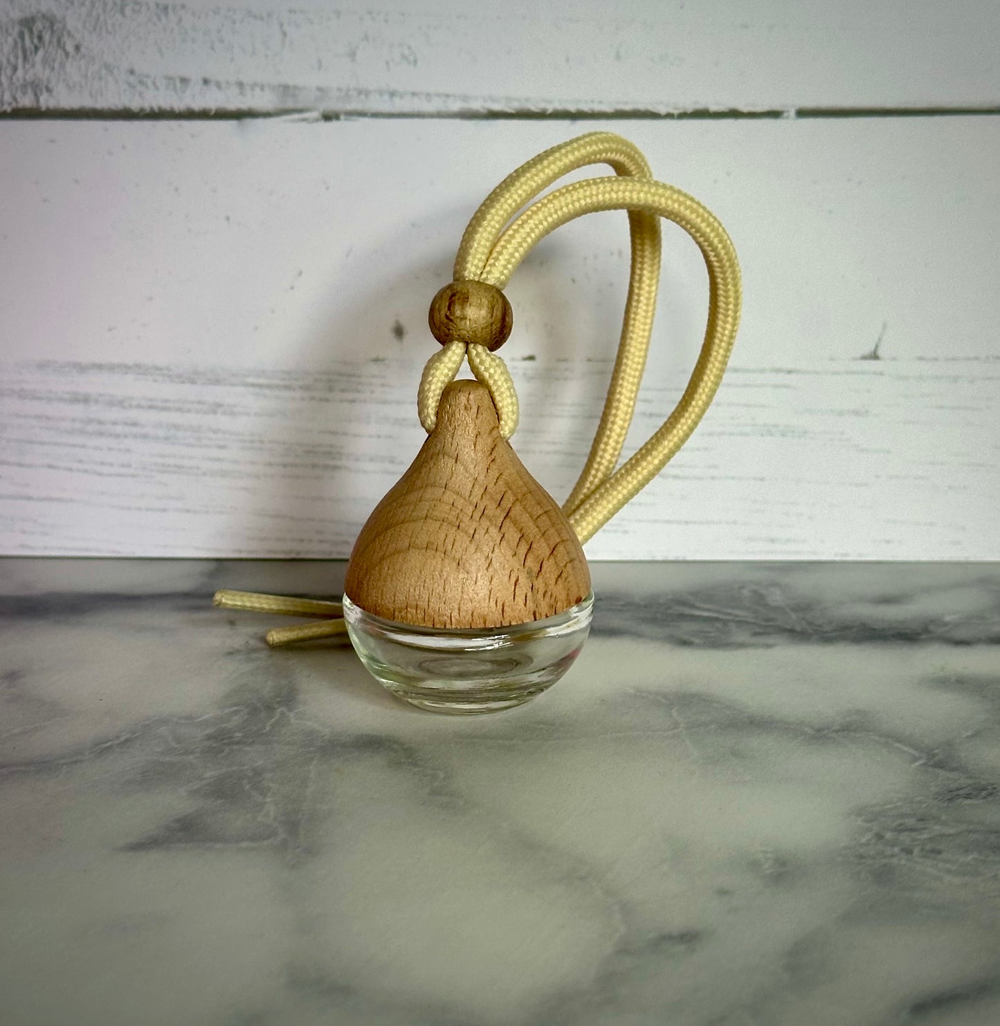 Gardenia Hanging Diffuser with Essential or Fragrance oil. All Natural. Long Lasting air freshener.