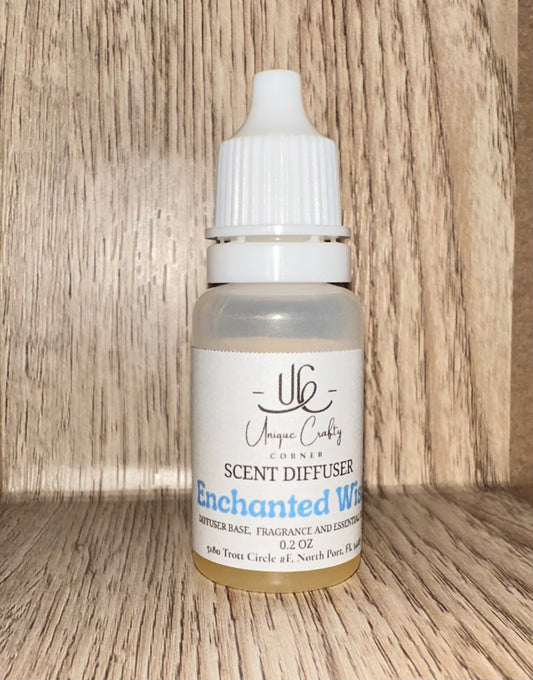 Enchanted Wish Diffuser Refill with Essential or Fragrance oil. All Natural. Long Lasting air freshener.