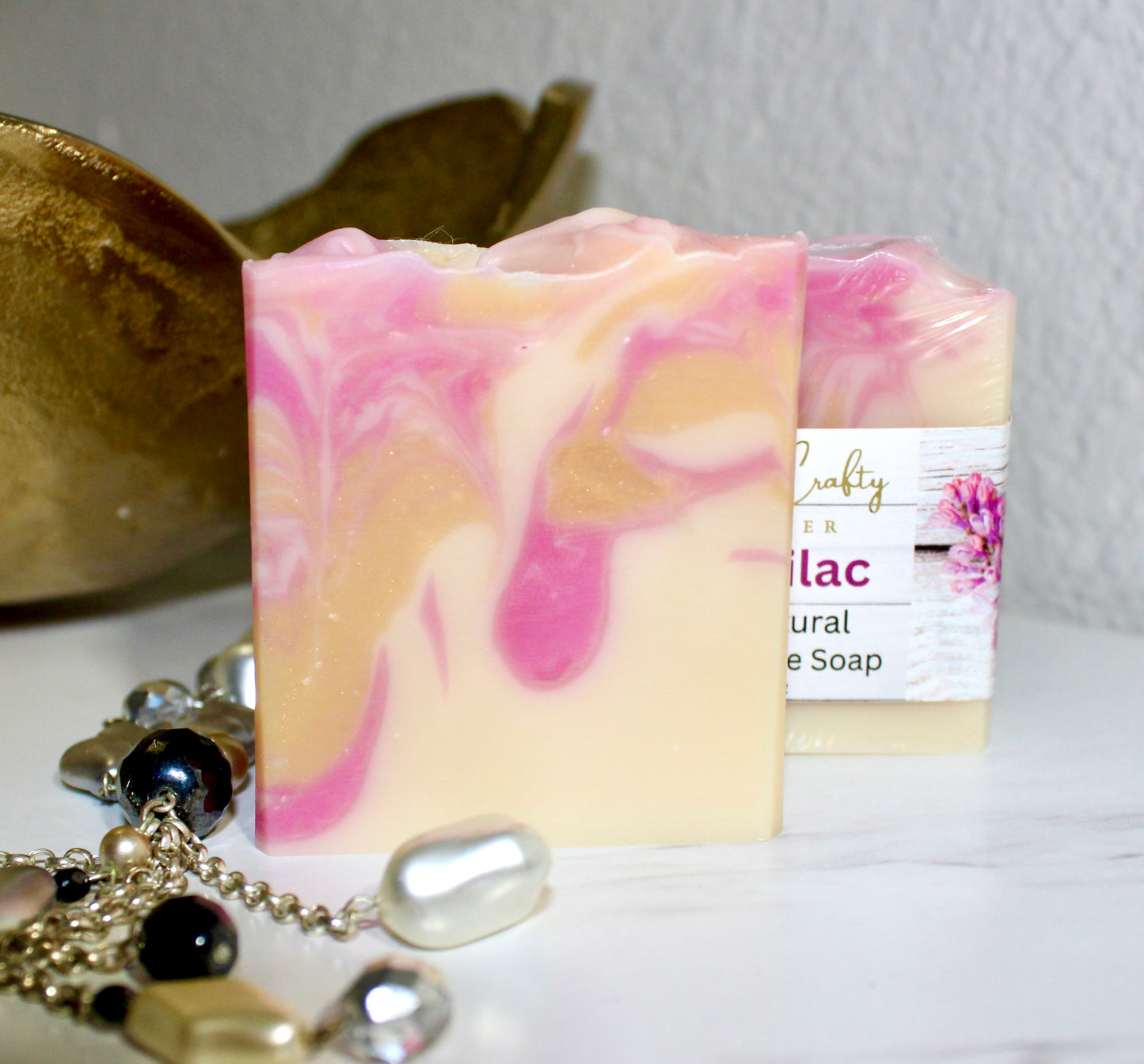 Lilac Soap Bar All Natural Artisan Handmade Handcrafted Soap.