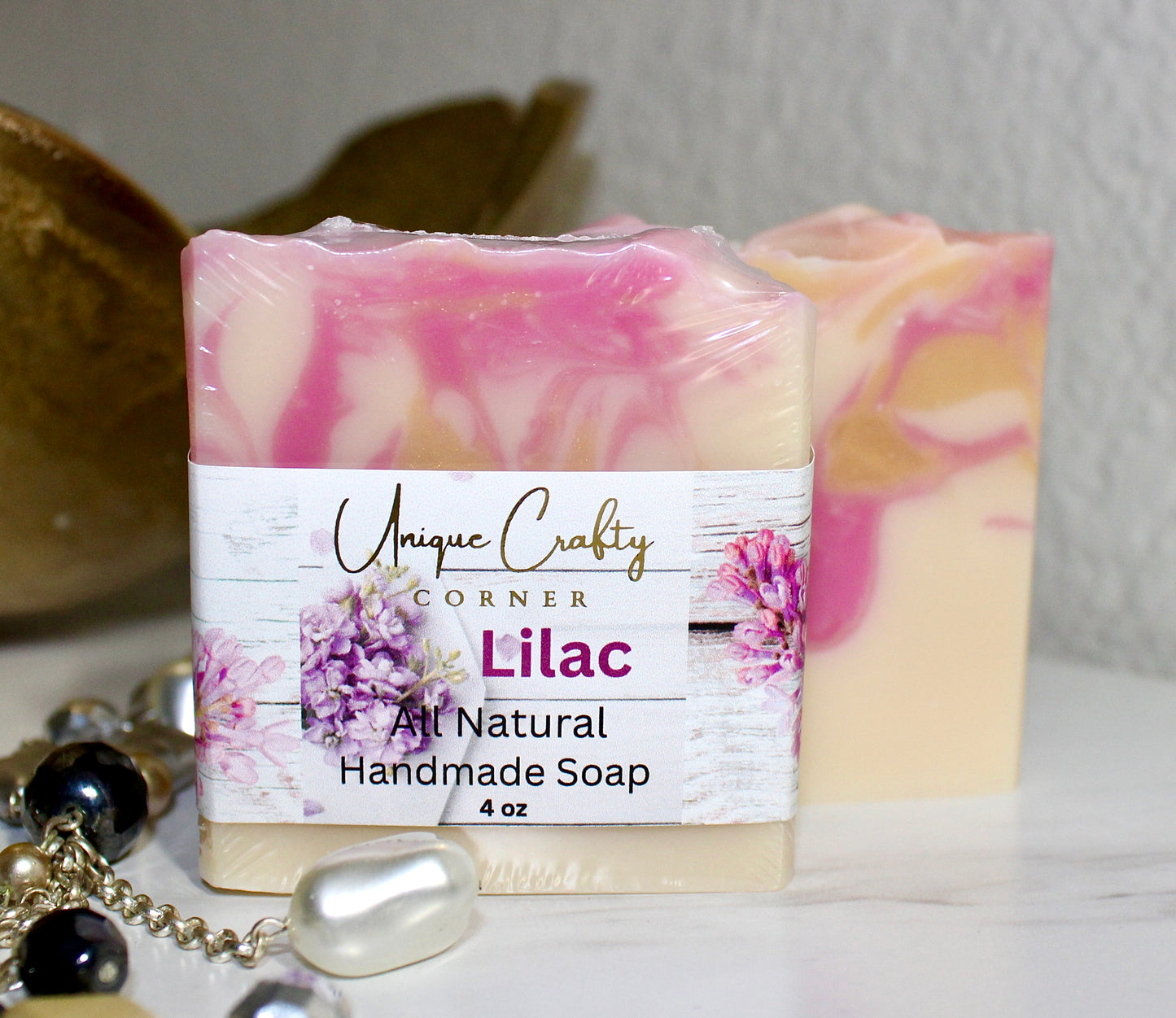 Lilac Soap Bar All Natural Artisan Handmade Handcrafted Soap.