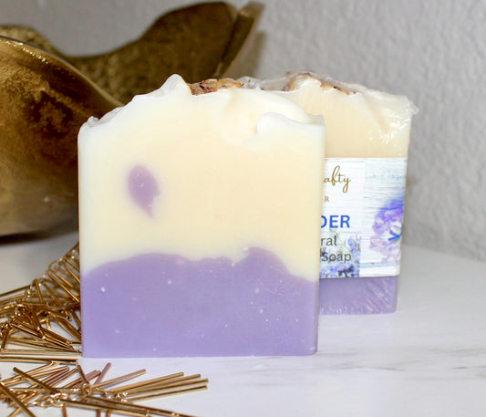 Lavender Soap Bar All Natural Artisan Handmade Handcrafted Soap.