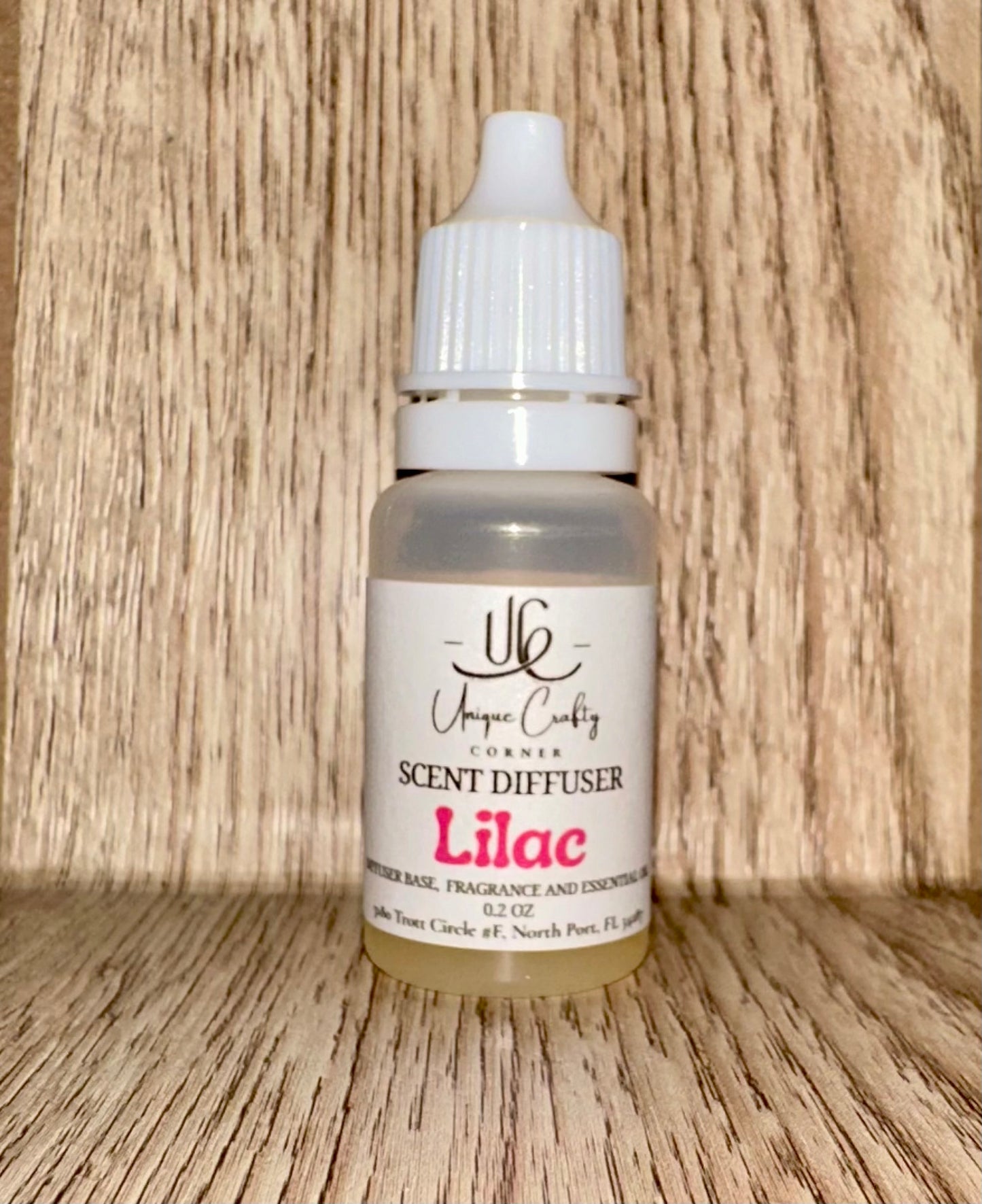 Lilac Diffuser Refill with Essential or Fragrance oil. All Natural. Long Lasting air freshener.