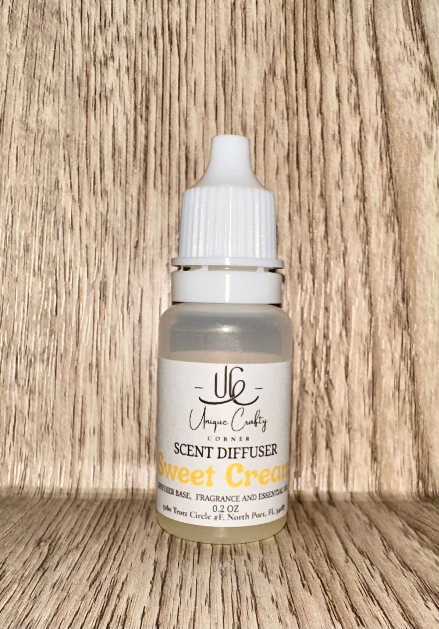 Sweet Cream Diffuser Refill with Essential or Fragrance oil. Natural. Long Lasting air freshener.