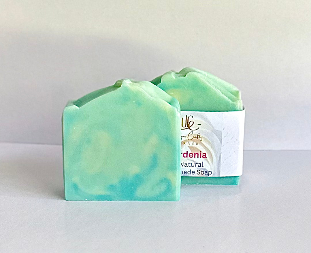Gardenia Soap Bar All Natural Artisan Handmade Handcrafted Soap.