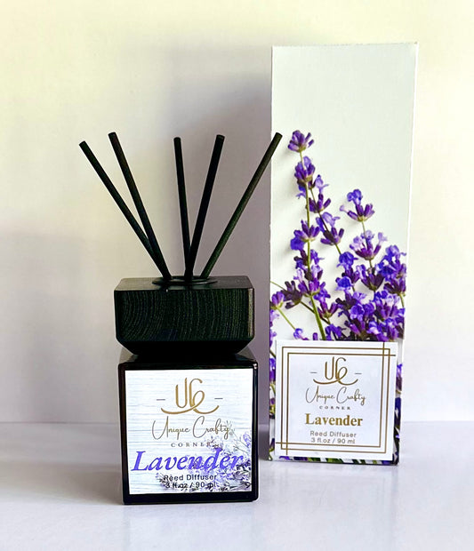 Lavender Room Diffuser with Essential or Fragrance oil. All Natural. Long Lasting air freshener.