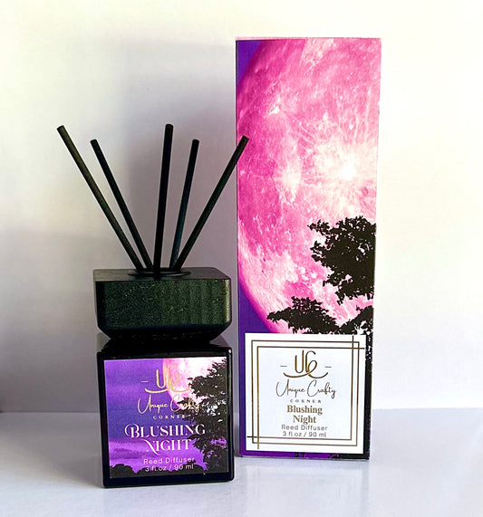 Blushing Night Room Diffuser with Essential or Fragrance oil. All Natural. Long Lasting air freshener.